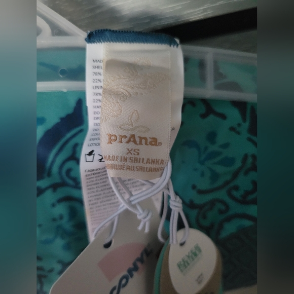 NWT! Prana Reversible Bikini Vivir Set - Lagos Lagon, Size XS - Picture 4 of 9